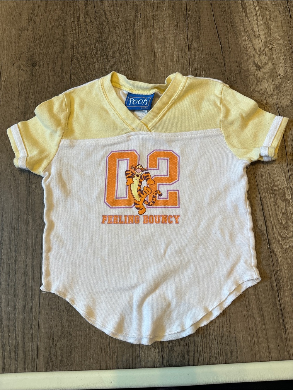 Vintage 2000s Y2K Winnie The Pooh Tigger Kids Top Shirt Clothes
